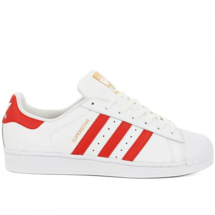 adidas superstar rouge femme pas cher